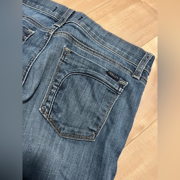 Fidelity bootcut belladonna dark jeans size 28 - Picture 10 of 11